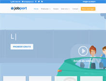 Tablet Screenshot of jobport.nl